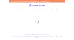 Desktop Screenshot of francescasaveri.com