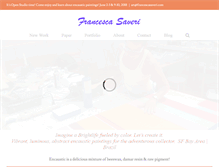 Tablet Screenshot of francescasaveri.com